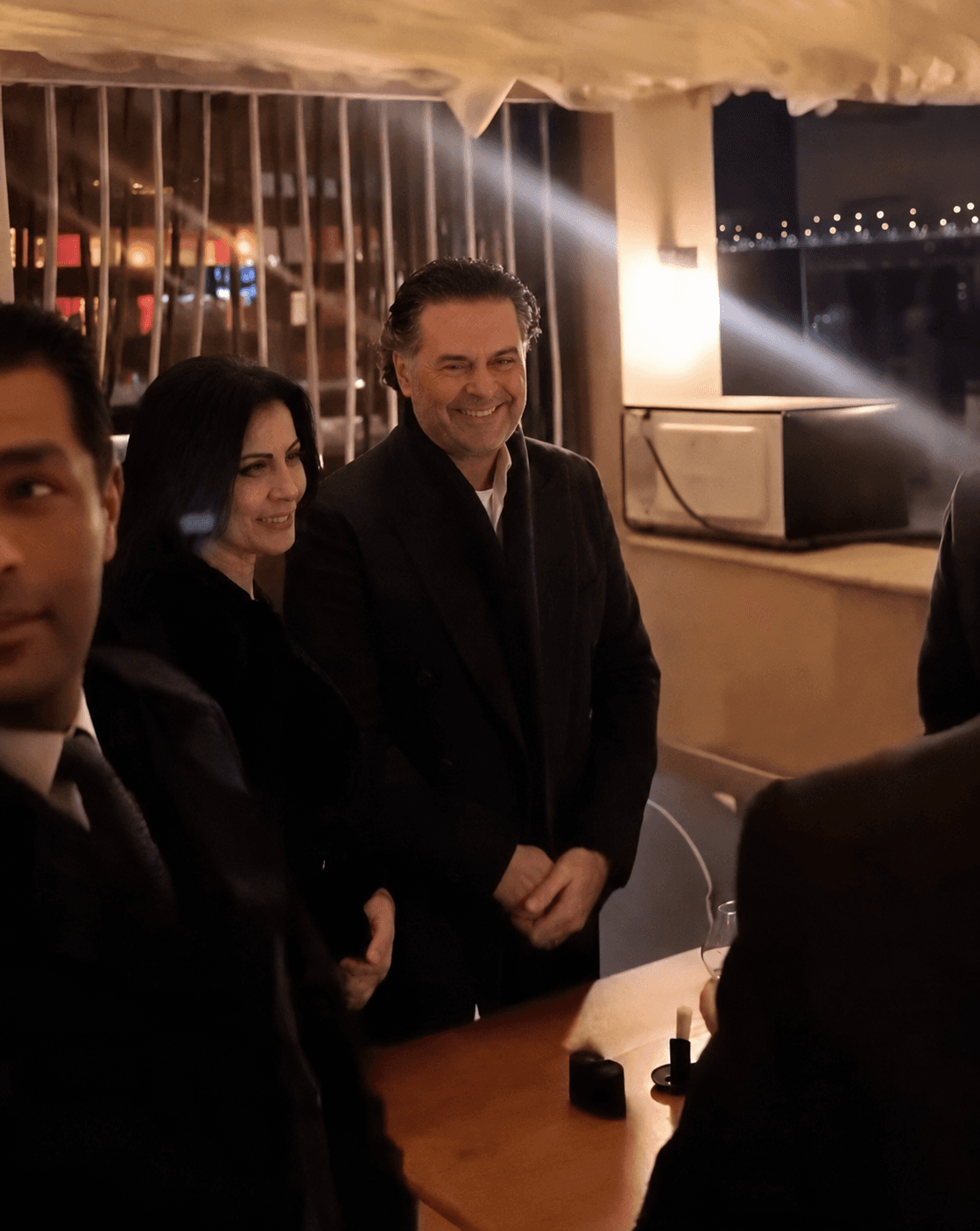 Ragheb Alama enjoying a private yacht experience