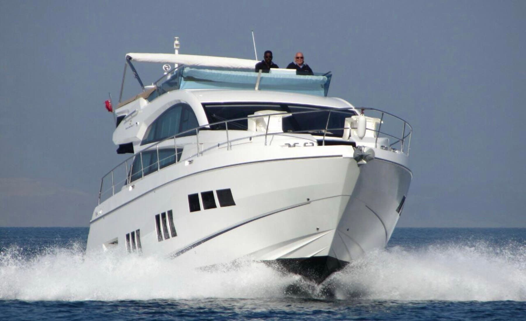 Private yacht underway on the Red Sea from Gouna